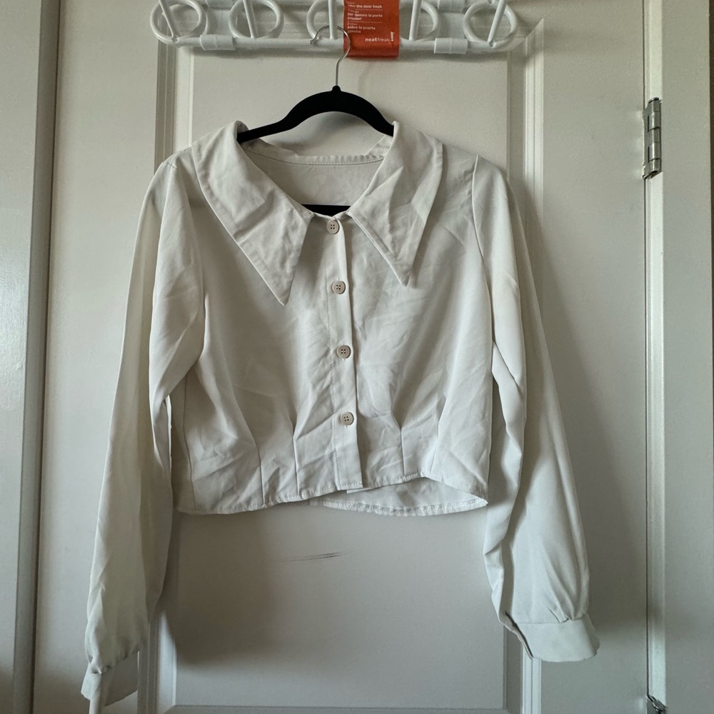 Women's White Button-Up shirt
